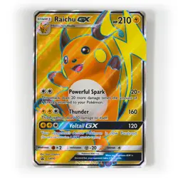 Pokemon - Raichu GX - SM90 - Black Star Promo - Half Art Card - Image 1
