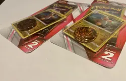 (2) 2019 SEALED POKEMON LOST THUNDER BLISTER 2 Card Mini Booster Pack Coin. - Image 2