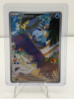 Pokemon TCG White Flare Oshawott Illustration Rare Card 105/086 - Image 1