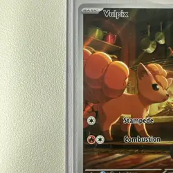 Pokemon Card Vulpix 138/132 Illustration Rare Mega Evolution Near Mint - Image 4