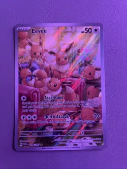 Pokemon Eevee TCG Twilight Masquerade Card IR 188/167 NM Condition - Image 1