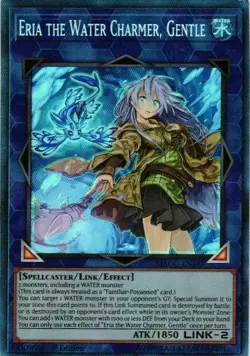 ERIA THE WATER CHARMER GENTLE HOLO YuGiOh YU GI OH Custom Anime Collectible Card - Image 1