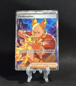 Firebreather 119/094 Ultra Rare Phantasmal Flames Pokemon TCG Card NM - Image 1