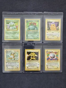 1999 Pokemon Base Set Shadowless Venusaur & Raichu Holo Vintage Lot Of 6 Cards - Image 1