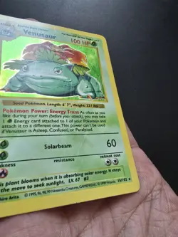 1999 Pokemon Base Set Shadowless Venusaur & Raichu Holo Vintage Lot Of 6 Cards - Image 5