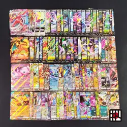 Bulk Lot of 100 V ex VMAX VSTAR NM-LP No duplicates Japanese Pokemon Card R465 - Image 1