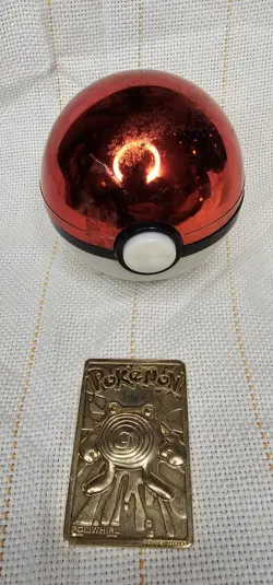 1999 Pokemon 23k Gold Plated Trading Card - Poliwhirl Limited Burger King - Image 4