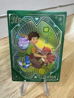 Brock HR KDJL-HR-011 Eif Baby Chinese Pokemon Trainer Card - Image 1