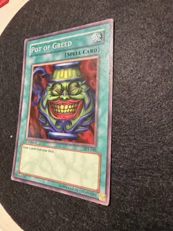 Yu-Gi-Oh! TCG Pot of Greed SD3-EN019 1st Edition Common Card LP+ - Image 3