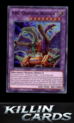 ABC-Dragon Buster OP13-EN006 Super Rare OTS Tournament Pack 13 YuGiOh Card LP - Image 1
