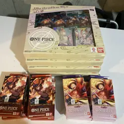 2025 Bandai OP One Piece Illustration Box Vol 2 Trading Cards Lot 4 & More Read - Image 1