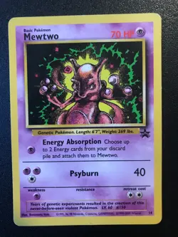 3 Mewtwo #14 Pokemon black star promo cards - Image 2