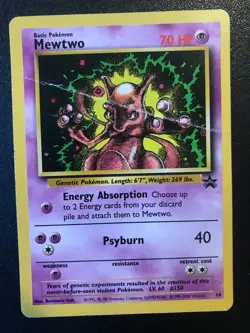 3 Mewtwo #14 Pokemon black star promo cards - Image 4