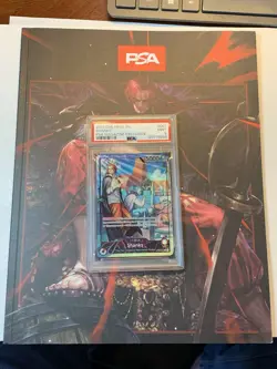 2025 ONE PIECE PROMOS PSA MAGAZINE EXCLUSIVE #001 SHANKS PSA 9 (Magazine & Card) - Image 1