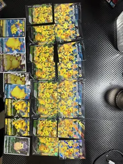 pokemon cards pikachu lots 24 s.Chinese Pikachu Holo J31 - Image 1
