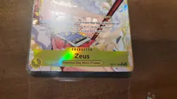 One Piece TCG Zeus Alt Art R Card OP11-106 a Fist of Divine Speed - Image 4