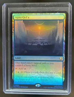 2025 Magic: The Gathering Avatar The Last Airbender Agna Qel'a Foil Land R #264 - Image 1