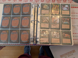 Magic the Gathering (MTG) Binder of Tempest, Stronghold, and Exodus + Autographs - Image 3