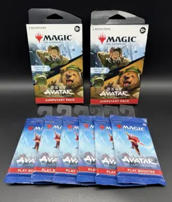 Lot of (2) Magic the Gathering Avatar Airbender Jumpstart + (6) Booster Pack NEW - Image 1