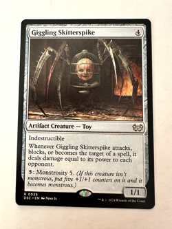MTG Giggling Skitterspike #39 Duskmourn: House of Horror (DSC) - NM - Image 1