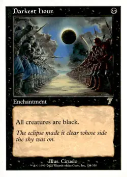 7th Edition #128 Darkest Hour - Image 1