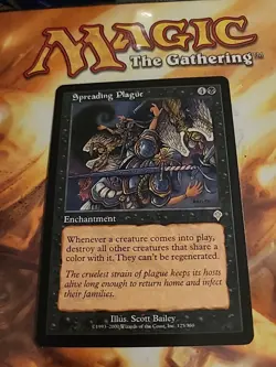 MTG - Spreading Plague - Invasion - Magic the Gathering - NM - Image 1