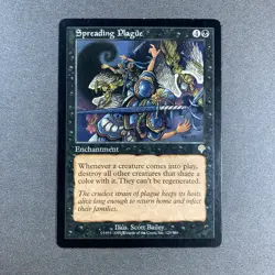 MTG Spreading Plague Invasion Regular Magic The Gathering - Image 1