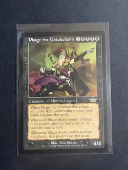 Mtg X1 Phage the Untouchable Legions Magic The Gathering - Image 1