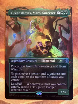 MTG Foil Borderless Greensleeves, Maro-Sorcerer SLD Play-Doh: Squishful Thinking - Image 1