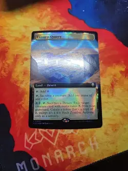 Lazotep Quarry (Extended Art) (Ripple Foil) - Commander: Modern Horizons 3 - NM - Image 1