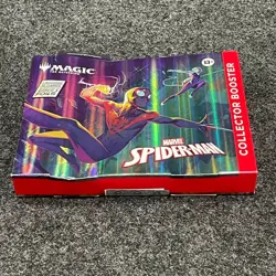 Magic The Gathering MTG Spider-Man Marvel Collector Booster, Sealed Box is Worn - Image 1
