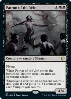 MTG Patron of the Vein (135/199) Innistrad Crimson Vow Commander NM - Image 1