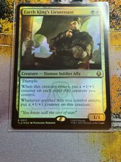 1x Earth King's Lieutenant NM Eng MTG - Avatar The Last Airbender Foil - Image 3