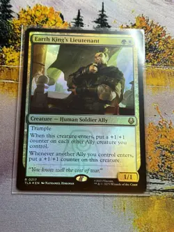 1x Earth King's Lieutenant NM Eng MTG - Avatar The Last Airbender Foil - Image 4