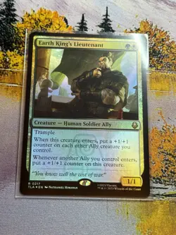 1x Earth King's Lieutenant NM Eng MTG - Avatar The Last Airbender Foil - Image 5