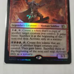Orthion, Hero of Lavabrink -Foil Near Mint MTG March of the Machine - Image 2
