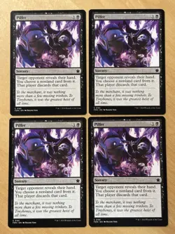 MTG Magic the Gathering 4x Pilfer Foundations NM Playset - Image 1