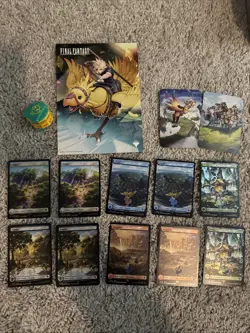 10x Final Fantasy Chocobo Bundle Track Lands Complete Set 478 479 480 481 482 - Image 1