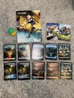 10x Final Fantasy Chocobo Bundle Track Lands Complete Set 478 479 480 481 482 - Image 2