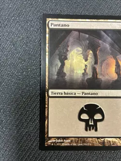 Mtg Misprint Miscut Square Corners Lot Of 12 Foreign Basic Lands - RARE - Image 2