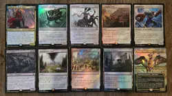 MTG Magic the Gathering Collection Lot 100 Rares/Mythics w/ 10 Foils NM #116 - Image 1