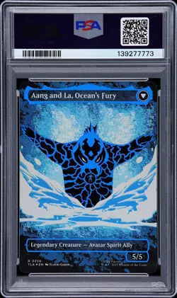 2025 MAGIC THE GATHERING AANG AND LA OCEAN'S FURY/AANG SWIFT SAVIOR PSA 10 - Image 2