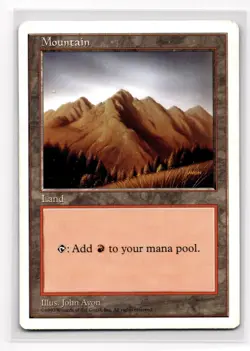 MTG Mountain 1997 Janosch Kuhn 5th Edition MP - Image 1
