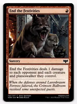 2021 Innistrad: Crimson Vow End the Festivities #155 - Image 1