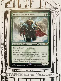 MTG Surrak, Elusive Hunter - Tarkir: Dragonstorm (TDM) R 0161 - Image 1