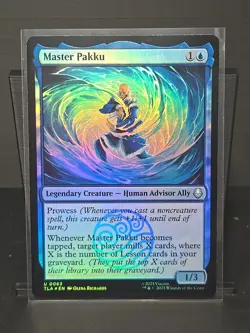 Master Pakku - Foil MTG Avatar: The Last Airbender NM Magic Foil 0063 - Image 1