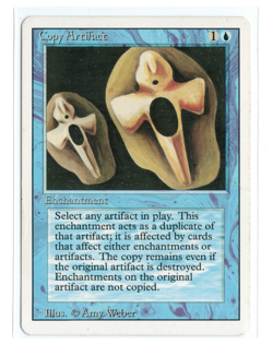 MTG - Copy Artifact - Normal - Revised - Light Play - Image 1
