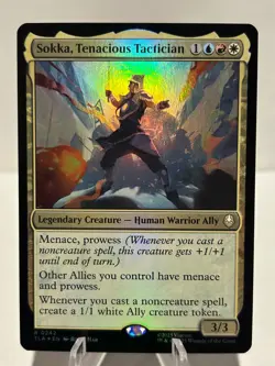 Sokka, Tenacious Tactician 242 R Avatar: The Last Airbender FOIL NM MTG - Image 1