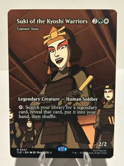 Suki of the Kyoshi Warriors - Captain Sisay (Borderless) 47 M Avatar NM MTG - Image 1