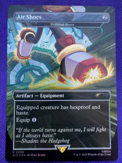Air Shoes/Swiftfoot Boots FOIL MtG Sonic Secret Lair SLD Magic - 2096 - Image 1